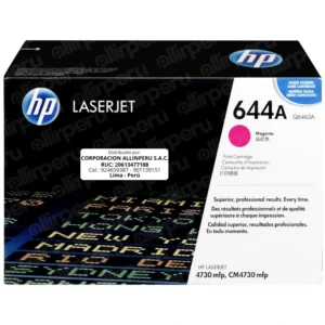 Toner HP 644A Magenta Q6463A para LaserJet 4730 CM4730