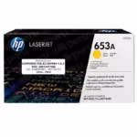 Tóner HP 653A Amarillo CF322A caja frontal original