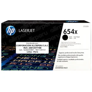 Toner HP 654X Negro CF330X LaserJet Enterprise M651