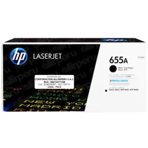 Toner HP 655A Negro CF450A para LaserJet M652 M653 M681 M682