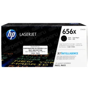 Toner HP 656X Negro CF460X para LaserJet M652 M653