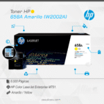 Toner HP 658A Amarillo W2002A para LaserJet M571 - Imagen 2
