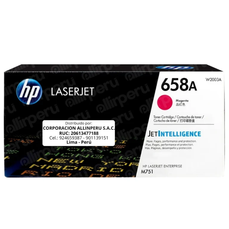 Toner HP 658A Magenta W2003A para LaserJet M571
