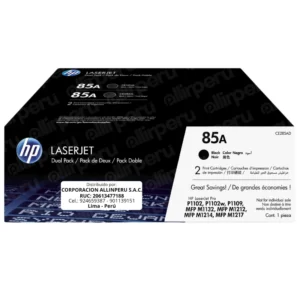 Toner HP 85AD Negro CE285AD para LaserJet Pro P1102 M1132 M1212 M1214 M1217