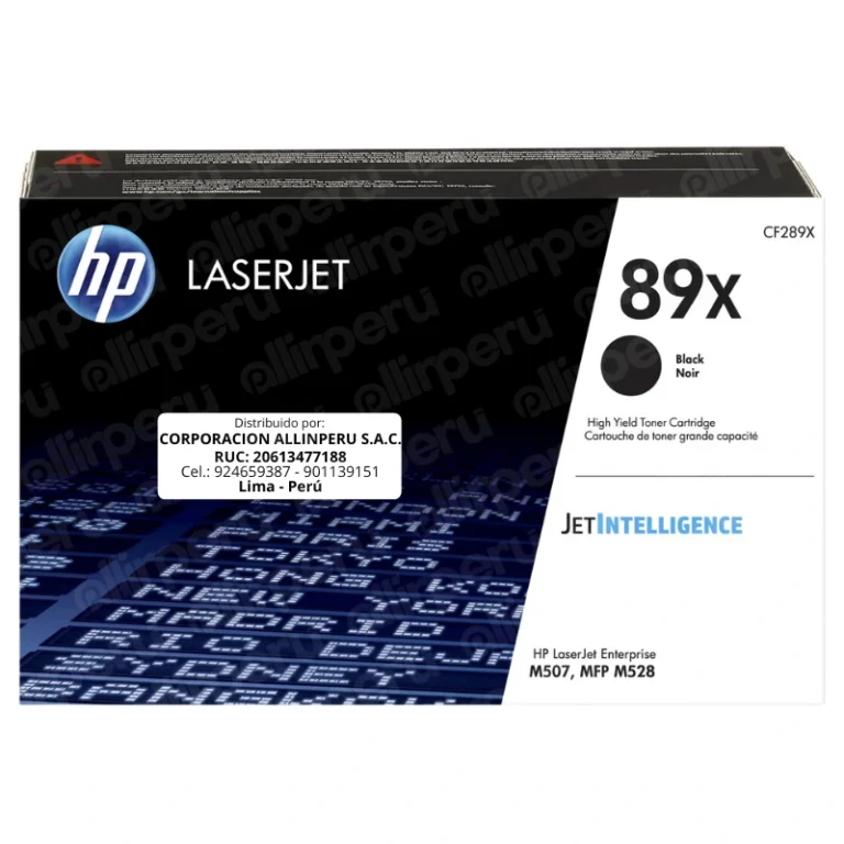 Toner HP 89X Negro CF289X para LaserJet M528 M507 M508 E52645