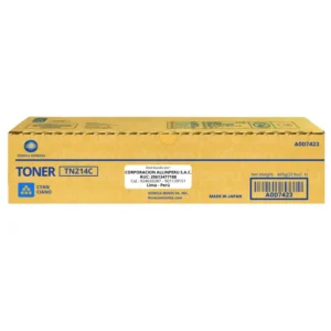 Toner Konica Minolta TN-214C Cyan Bizhub C200 Original A0D7423