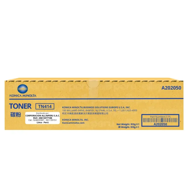 Toner Konica Minolta TN-414 negro Bizhub 363, 423 Original A202050