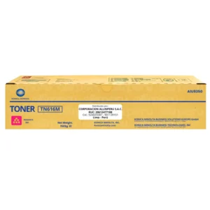 Toner Konica Minolta TN-616M Magenta A1U9350 31,000 Páginas