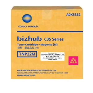 Toner Konica Minolta TN-P22M Magenta A0X5352 6,000 Páginas
