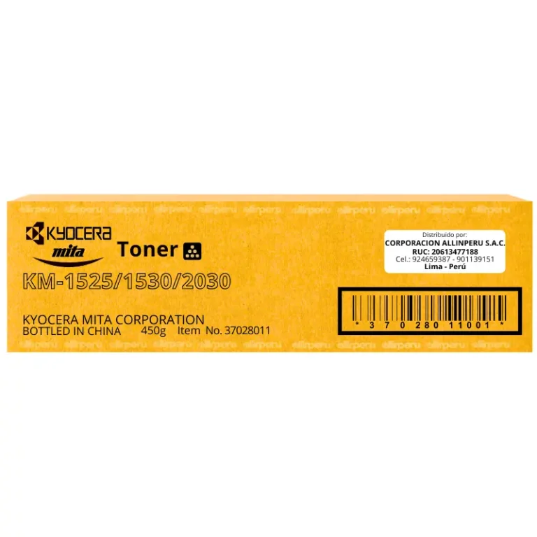 Toner Kyocera 37028011 Negro para KM-1525 Original