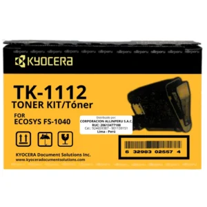 Toner Kyocera TK-1112 Negro para FS-1040, FS-1020, FS-1120