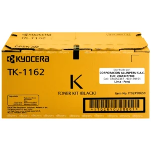 Toner Kyocera TK-1162 Negro para Ecosys P2040dw TK1162