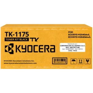 Toner Kyocera TK-1175 Negro para Ecosys M2640idw TK1175