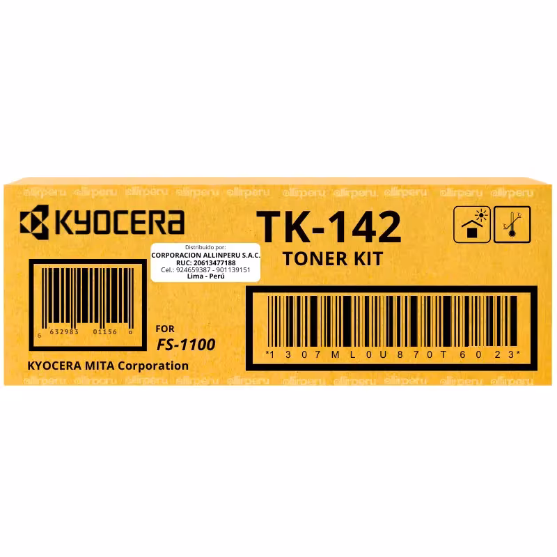 Toner Kyocera TK-142 Negro para Mita FS-1100, FS-1100N TK142