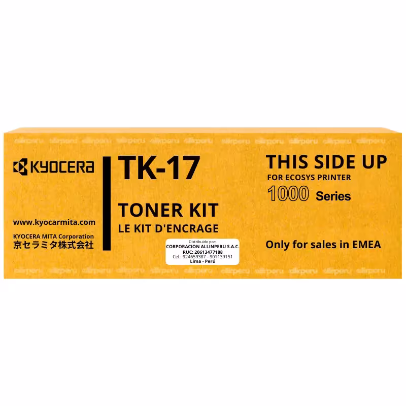 Toner Kyocera TK-17 Negro para FS-1000, FS-1010 TK17