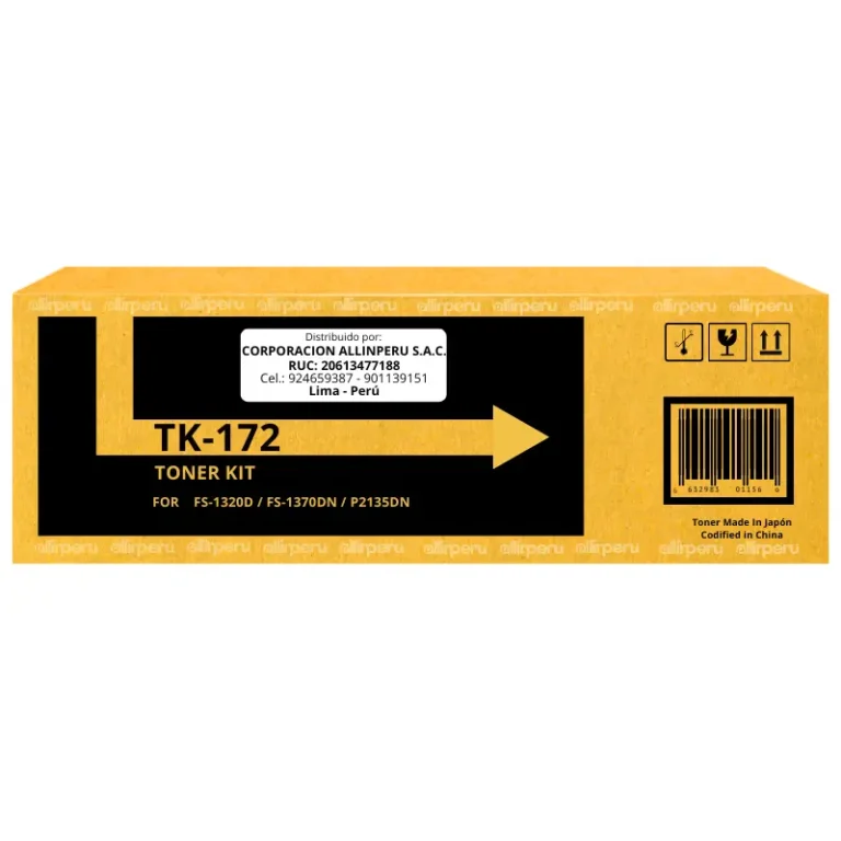 Toner Kyocera TK-172 Negro para Mita FS-1320D, 1370DN TK172