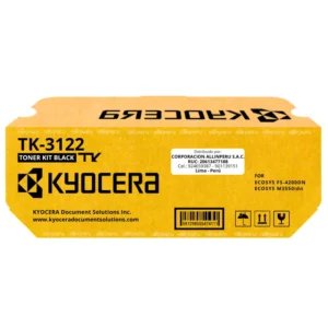 Toner Kyocera TK-3122 para FS-4200DN, FS-M3550IDN, FS-M3560IDN TK3122
