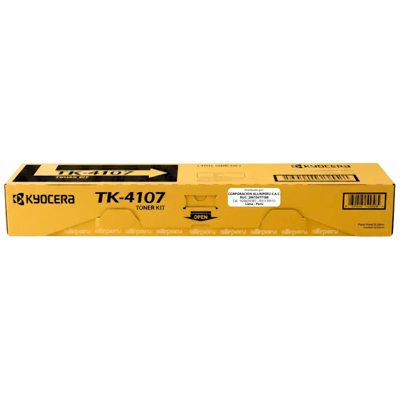 Toner Kyocera TK-4107 Negro para Taskalfa 1800, 1801, 2200, 2201