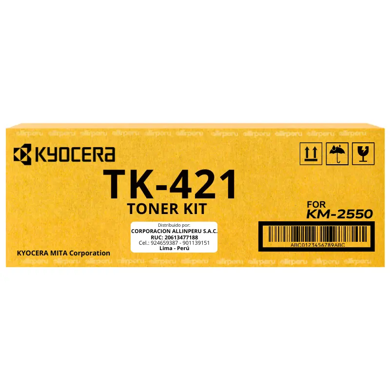 Toner Kyocera TK-421 Negro para KM-2550 Original