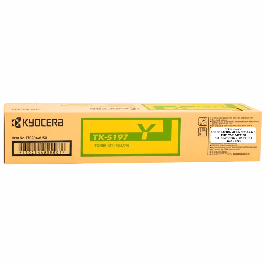 Toner Kyocera TK-5197Y Yellow para Taskalfa 306ci TK5197Y