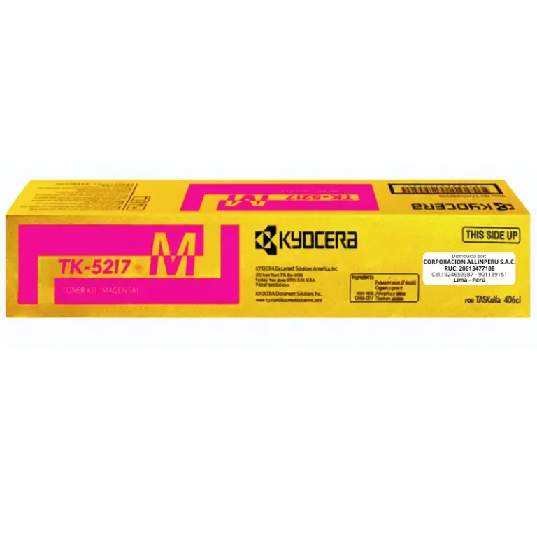 Toner Kyocera TK-5217M Magenta para TASKalfa TASKalfa 406ci