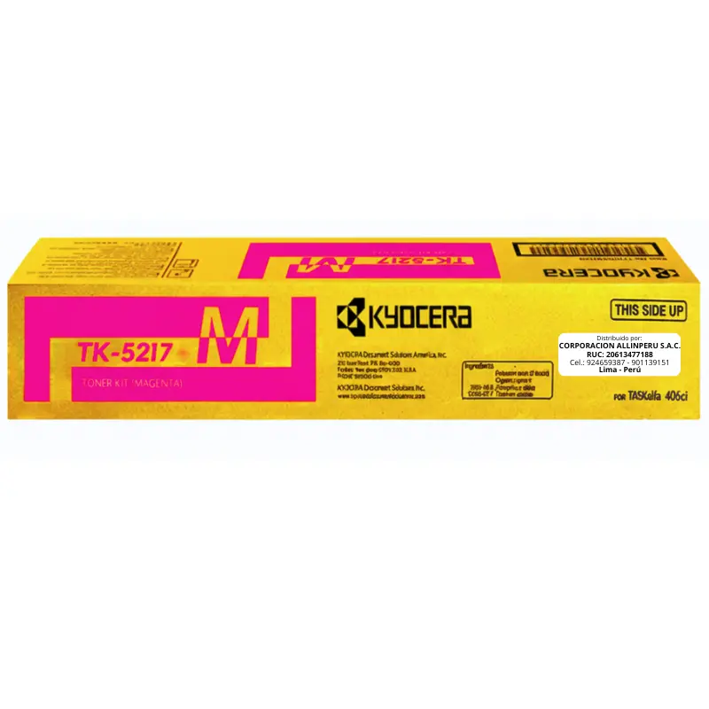 Toner Kyocera TK-5217M Magenta para TASKalfa TASKalfa 406ci