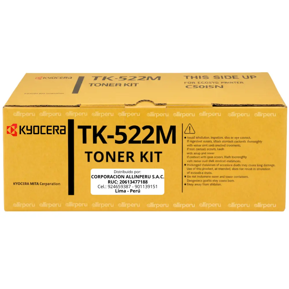 Toner Kyocera TK-522M Magenta para FS-C5015N TK522M