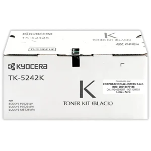 Toner Kyocera TK-5242K Negro para Ecosys M5526cdw Original