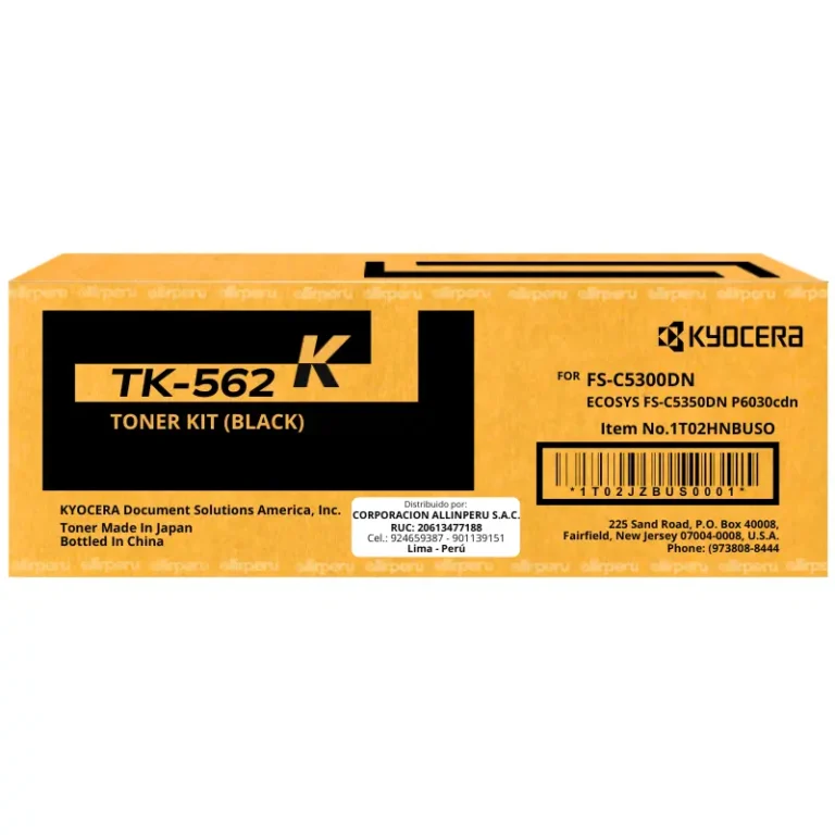 Toner Kyocera TK-562K Negro 12.000 Páginas TK562K
