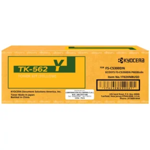 Toner Kyocera TK-562Y Yellow para FS-C5350DN 10.000 Páginas