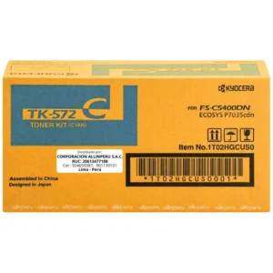 Toner Kyocera TK-572C Cyan para FS-C5400DN TK572C