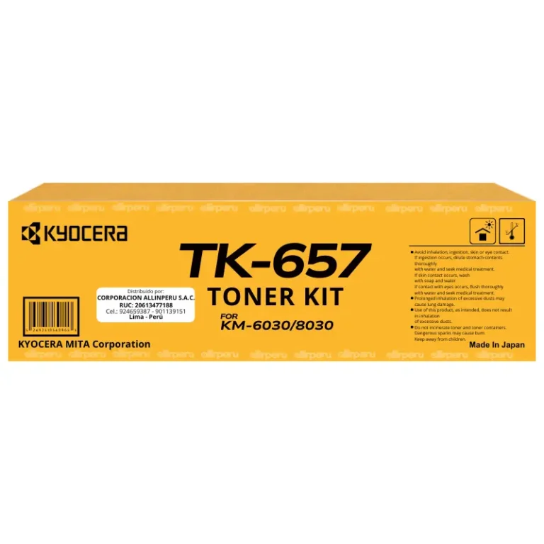 Toner Kyocera TK-657 Negro para Mita KM-6030, KM-8030