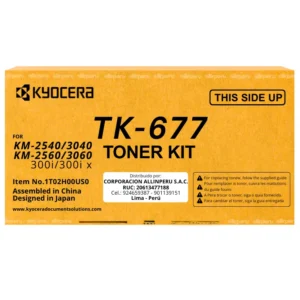 Toner Kyocera TK-677 Negro para KM-2540, KM-2560 TK677