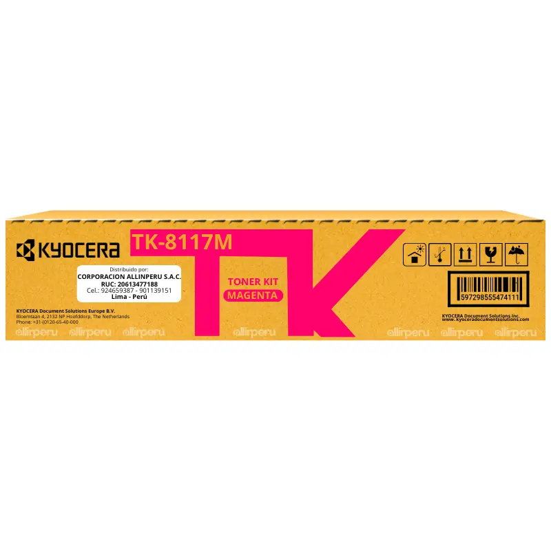 Toner Kyocera TK-8117M Magenta para M8124cidn TK8117M