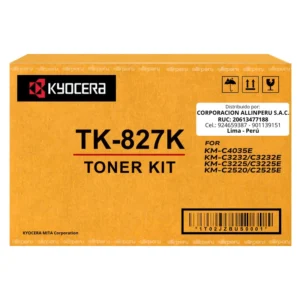 Toner Kyocera TK-827K Negro para KM-C2520, KM-C4035E