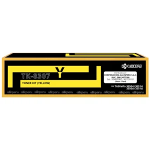 Toner Kyocera TK-8307Y Yellow para TASKalfa 3050ci, 3550ci TK8307Y