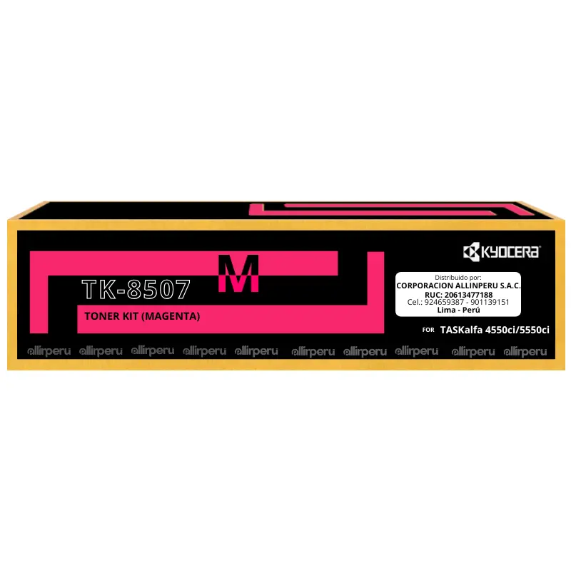 Toner Kyocera TK-8507M Magenta para TASKalfa 5550ci TK8507M Toner Kyocera TK-8507M Magenta para TASKalfa 5550ci TK8507M