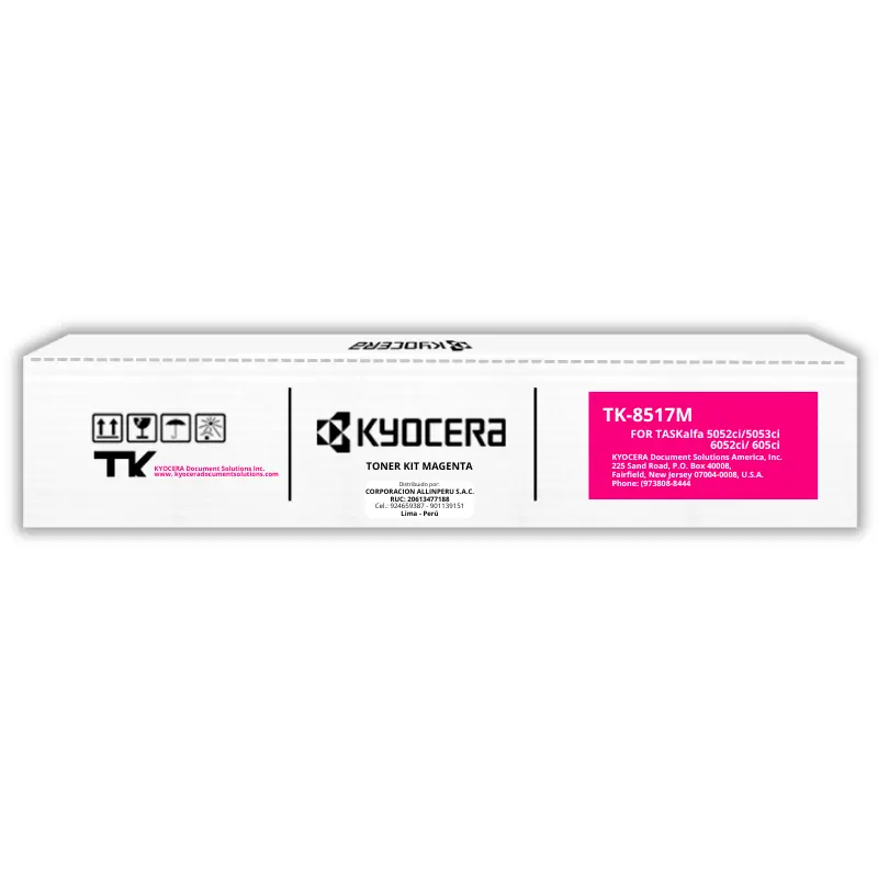 Toner Kyocera TK-8517M Magenta para TASKalfa 6052ci TK8517M