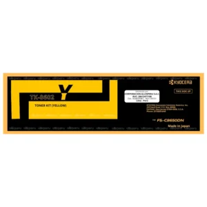 Toner Kyocera TK-8602Y Yellow para Kyocera Mita FS-C8650DN TK8602Y