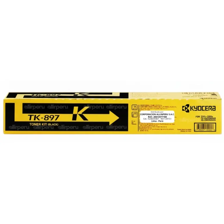 Toner Kyocera TK-897K Negro para TA-205c, TA-255C Original