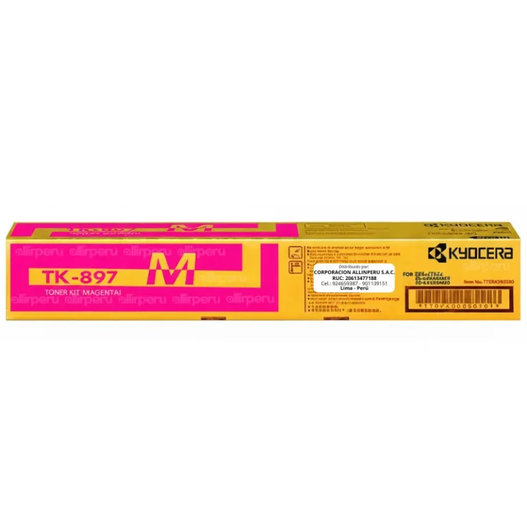 Toner Kyocera TK-897M Magenta para TA-205c / TA-255C Original