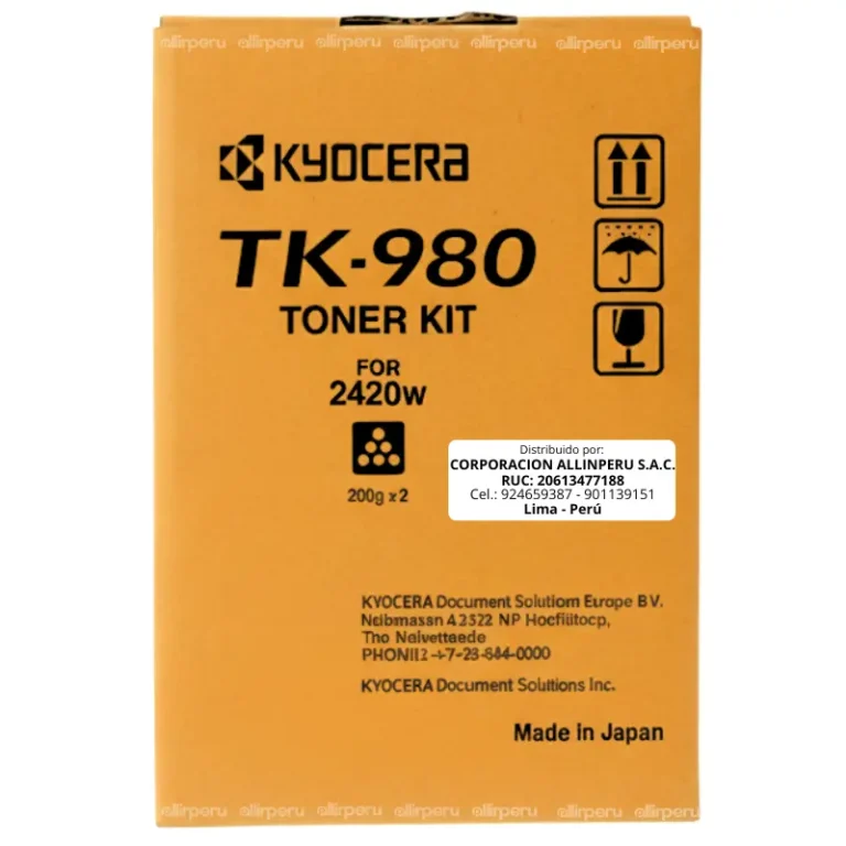 Toner Kyocera TK-980 Negro para TASKalfa KM-2420W TK980