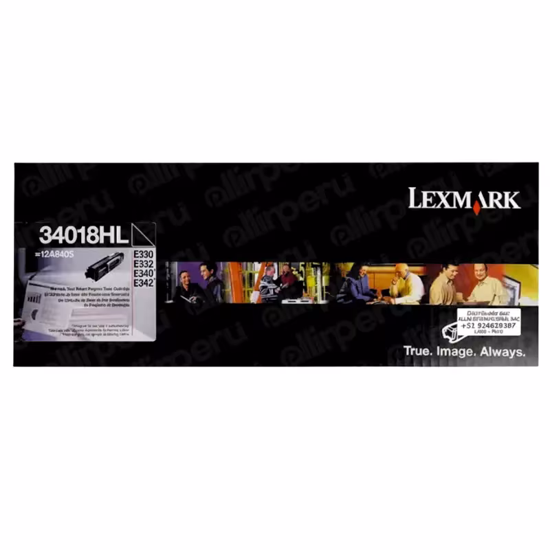 Toner Lexmark 34018HL negro 6,000 páginas