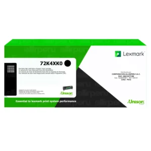 Toner Lexmark 72K4XK0 negro CS820 33,000 Páginas