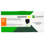 Toner Lexmark 74C4HY0 Yellow 12,000 páginas