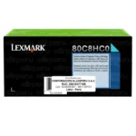 Toner Lexmark 80C8HC0 Cyan 3.000 Páginas Alto Rendimiento