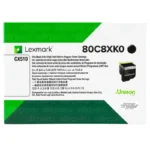 Toner Lexmark 80C8XK0 negro 8.000 Páginas