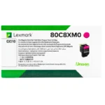 Toner Lexmark 80C8XM0 Magenta 4,000 páginas