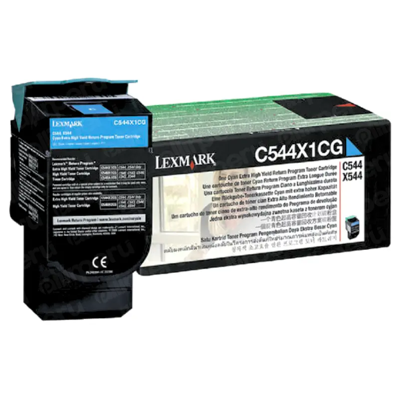Toner Lexmark C544X1CG Cyan 4,000 páginas