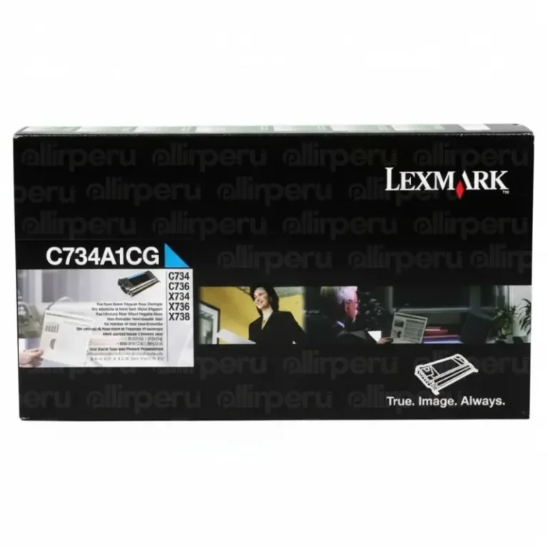 Toner Lexmark C734A1CG Cyan para C734, C736, X734, X736, X738
